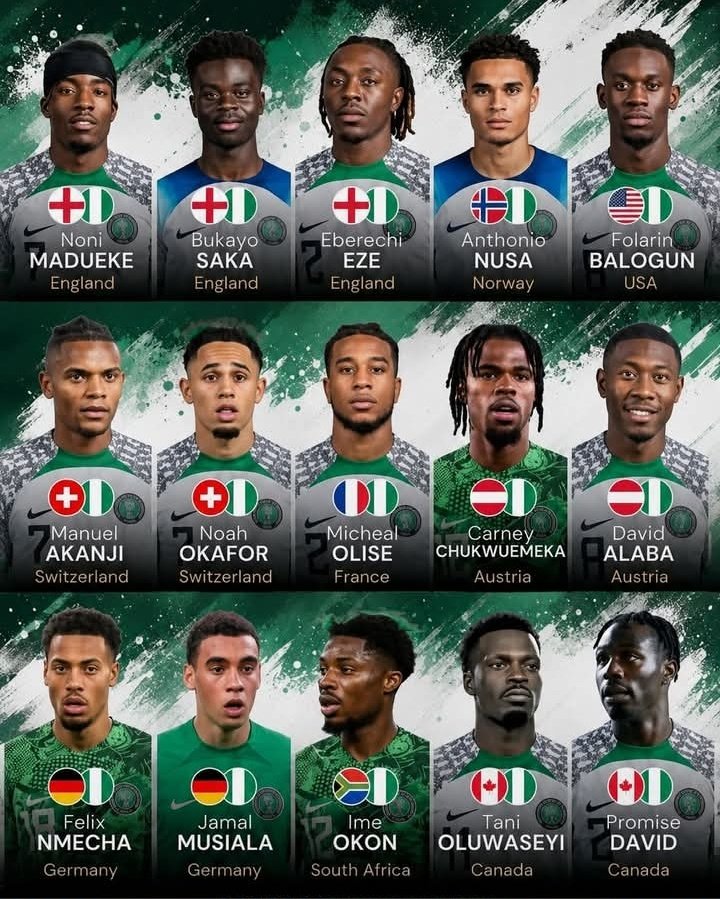 From Saka to Musiala: 16 Players with Nigerian Roots at World Cup 2026 7 16 Players with Nigerian Roots at World Cup 2026