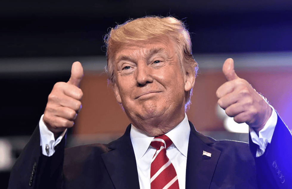 Trump Happy Picture