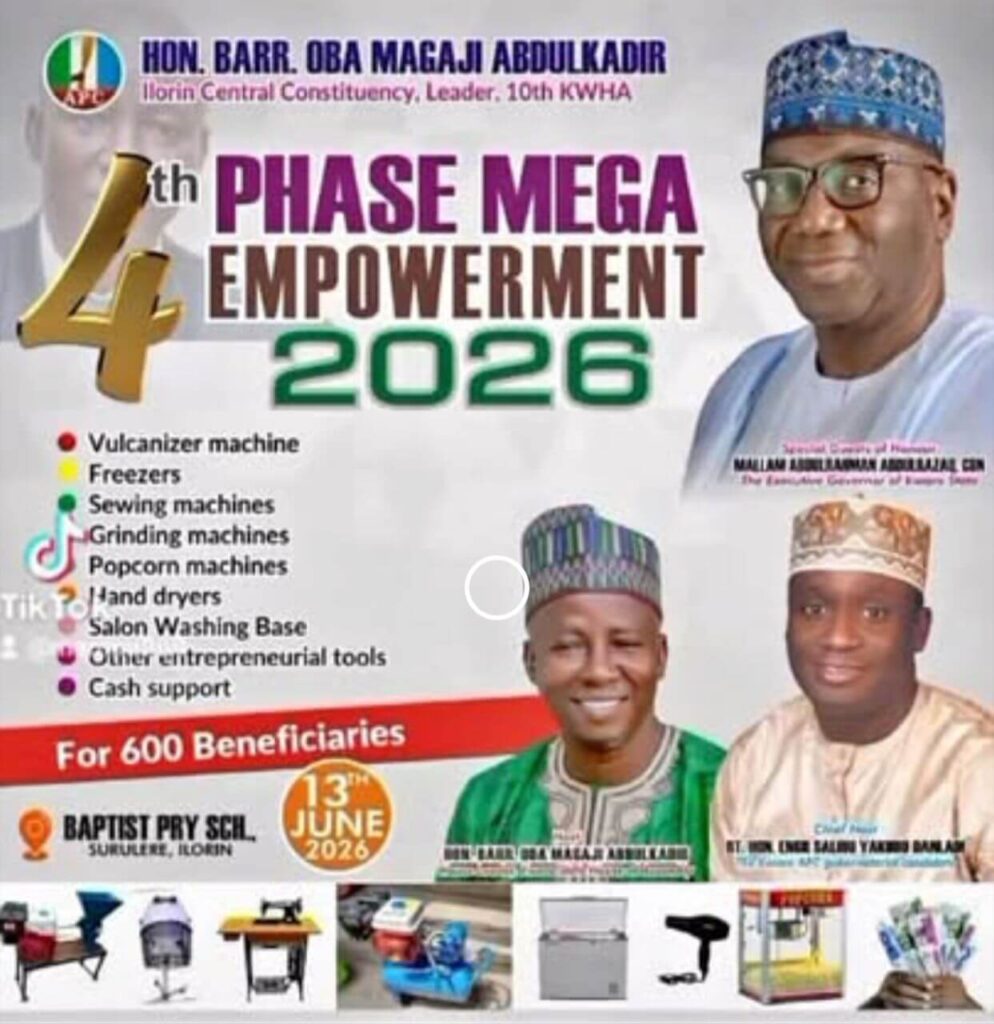 Kwara Lawmaker Empowers 600 Constituents with Business Tools, Cash Support in Ilorin 6 Hon. Barr. Oba Magaji Abdulkadir