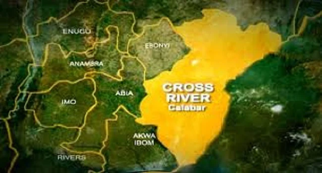Cross River map
